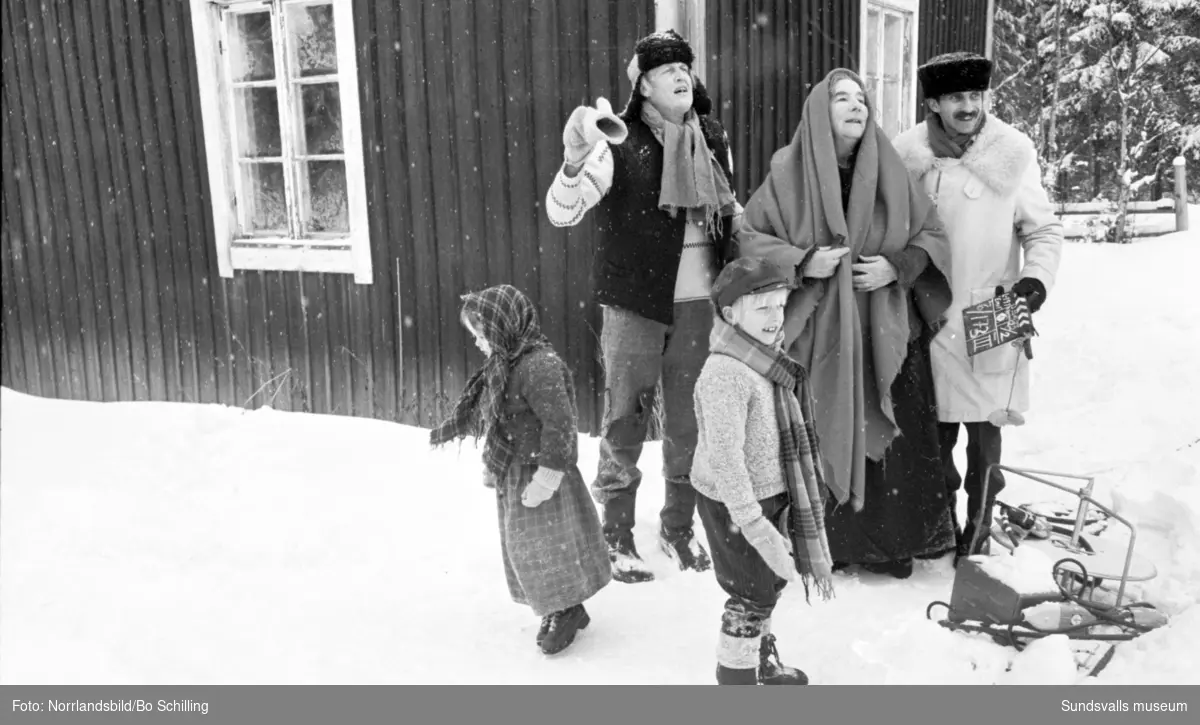 Utomhusscener till filmen "Emil i Lönneberga" spelas in i Bollstabruk.