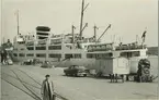 Foto från 1959 visande passagerarångfartyg 