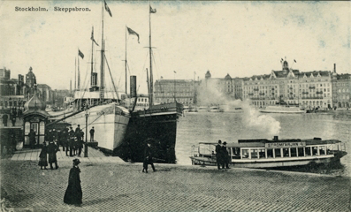 Stockholm. Skeppsbron.