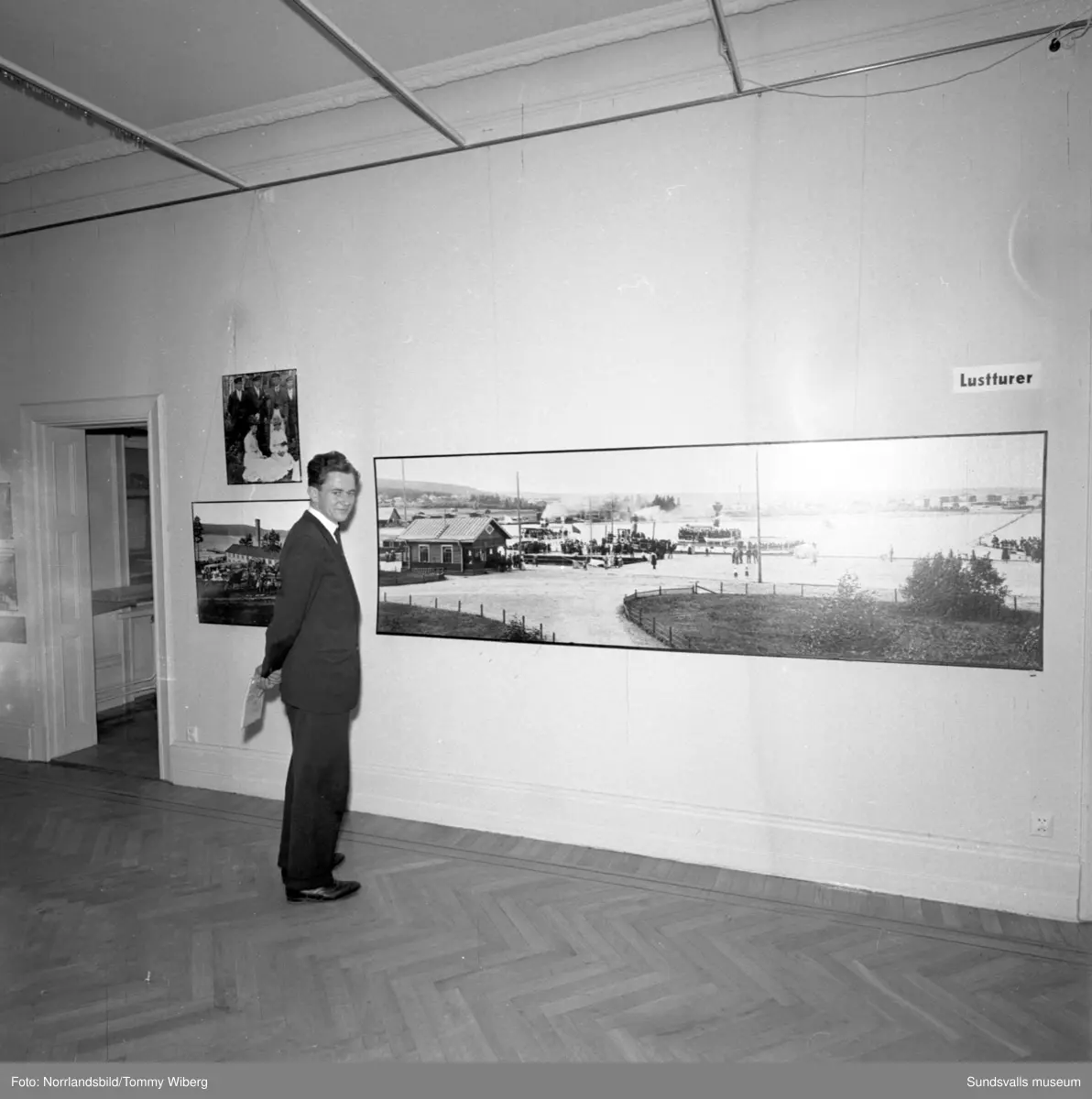 Irländsk författare på Sundsvalls museum.