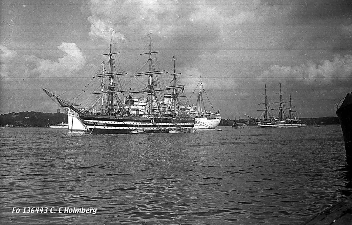 Stockholms ström m. segelfartyg