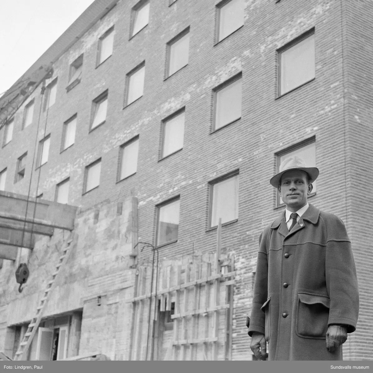 Arkitekten för nya posthuset, Lars-Erik Lallerstedt.