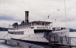 [Text på diaram:] RESTAURANGBÅTEN VAXHOLM VAXHOLM III 1981-0