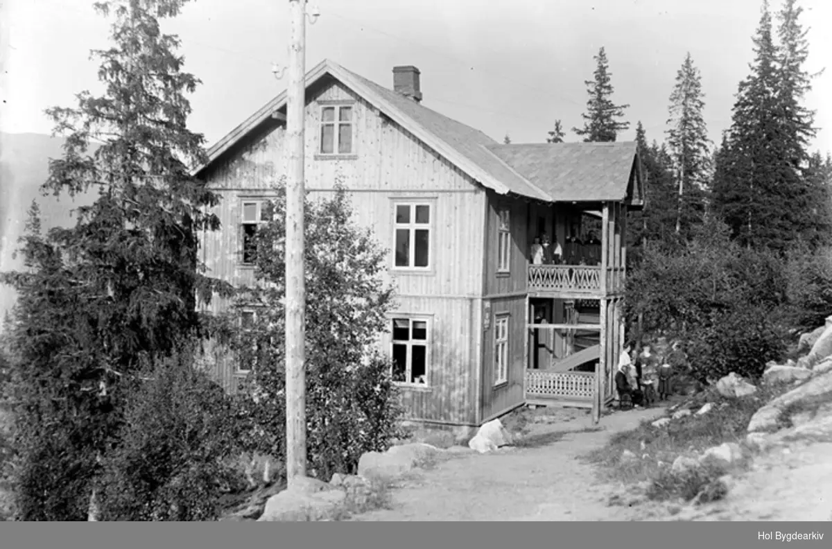 Hus,bustadhus,bygning,vindauga,veranda,ornament,telegrafstolpe