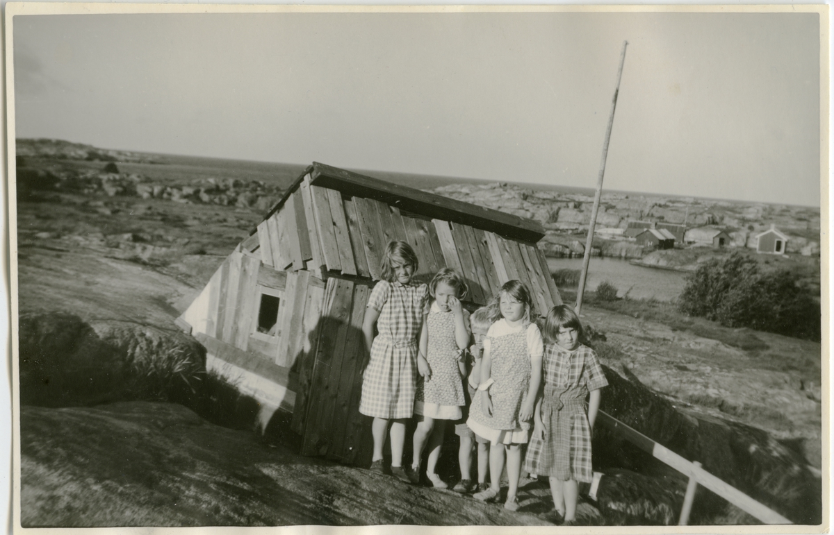 Barnen Lind på Svenska Högarna 1939.