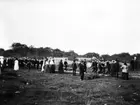 Psk Fylgia och Manlighetens besök i Borgholm vid hembygdsfesten midsommardagen 1912. Foto fr Marinstabens fotodetalj 1952. Db 115/52