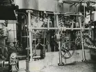 Maskininteriör. Trippelmaskin till lastångfartyget AASNE,byggt 1930.