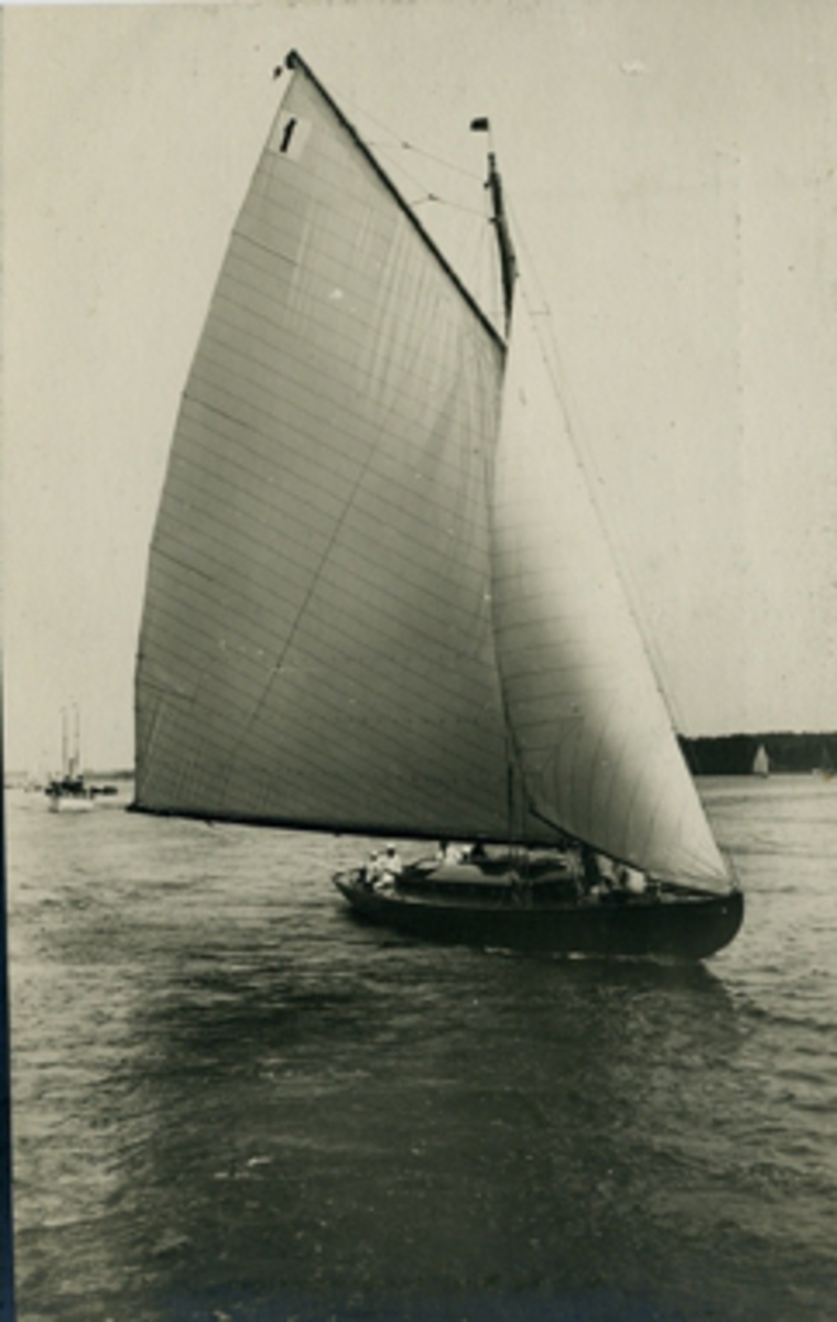 Olympiska Spelens i Stockholm 1912 officiella Brefkort.
Granbergs Konstindustri-Aktiebolags Förlag, Stockholm.
N:r 295. "Wanda", Sverige.