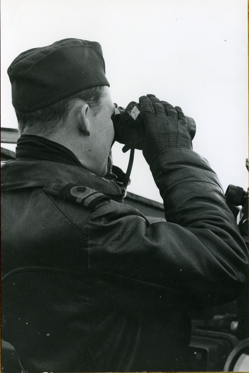 Lt. Walberg på bryggan.