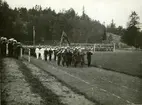 Invigningen av Kustflottans idrottsplats 12/8 1927, Märsgarn.