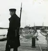 Polska ubåtar med besättning under internering i Vaxholm 1940.