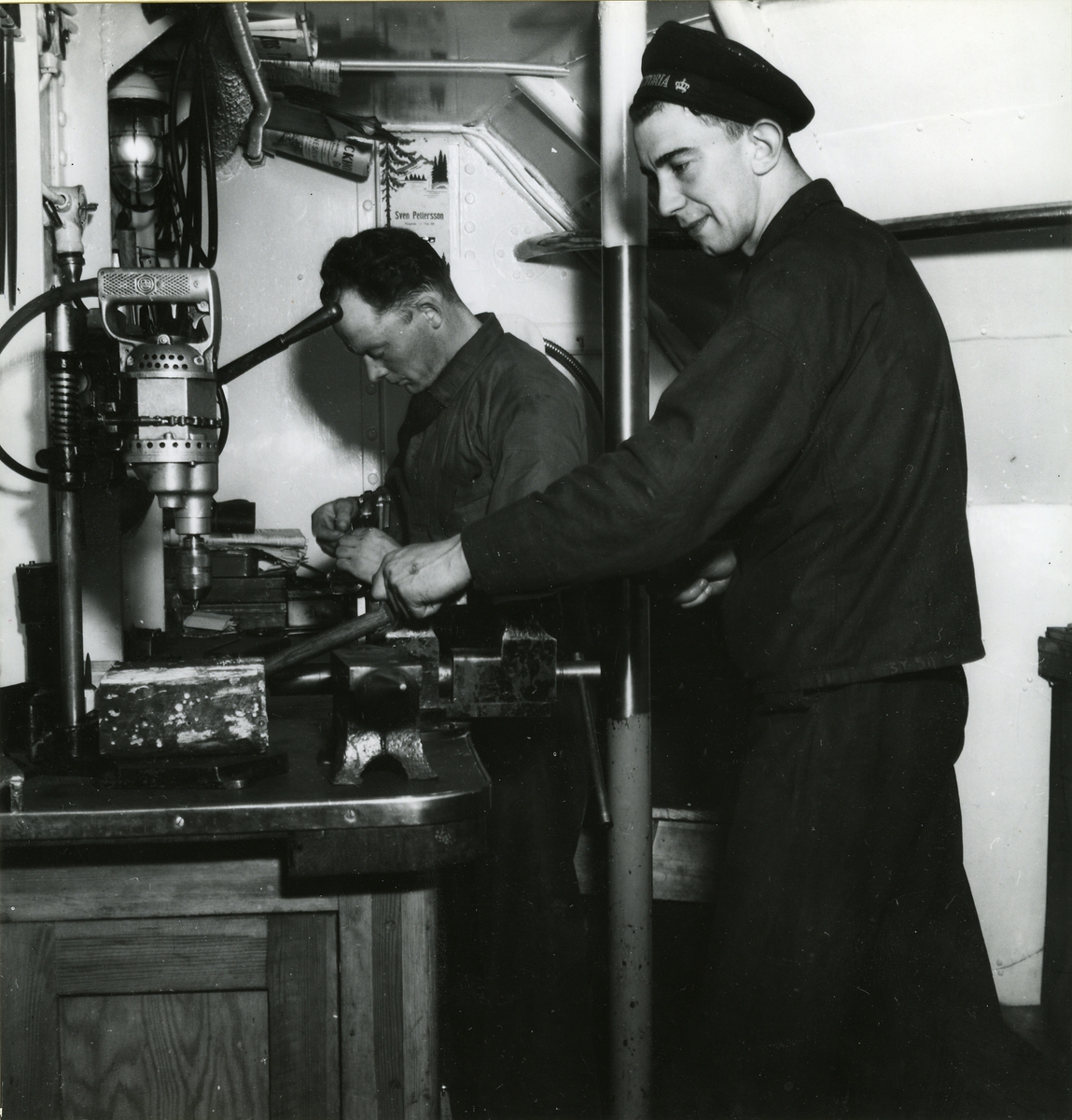 Under eskaderövning år 1938.