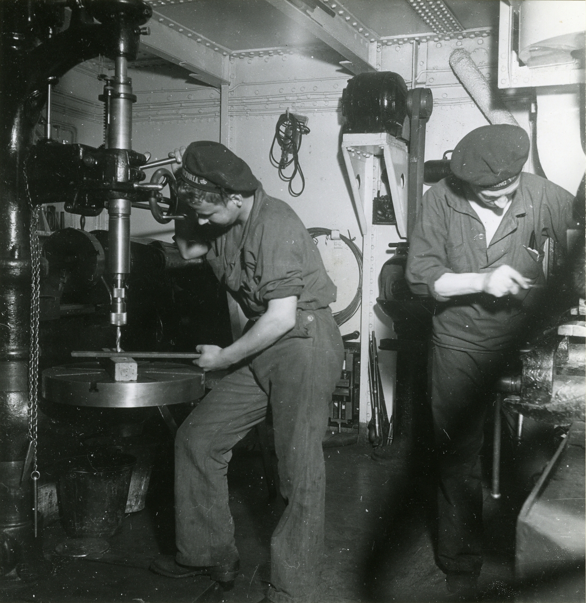 Under eskaderövning år 1938.