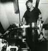 Styrmaskinrummet på pansarkryssaren under eskaderövning år 1938.