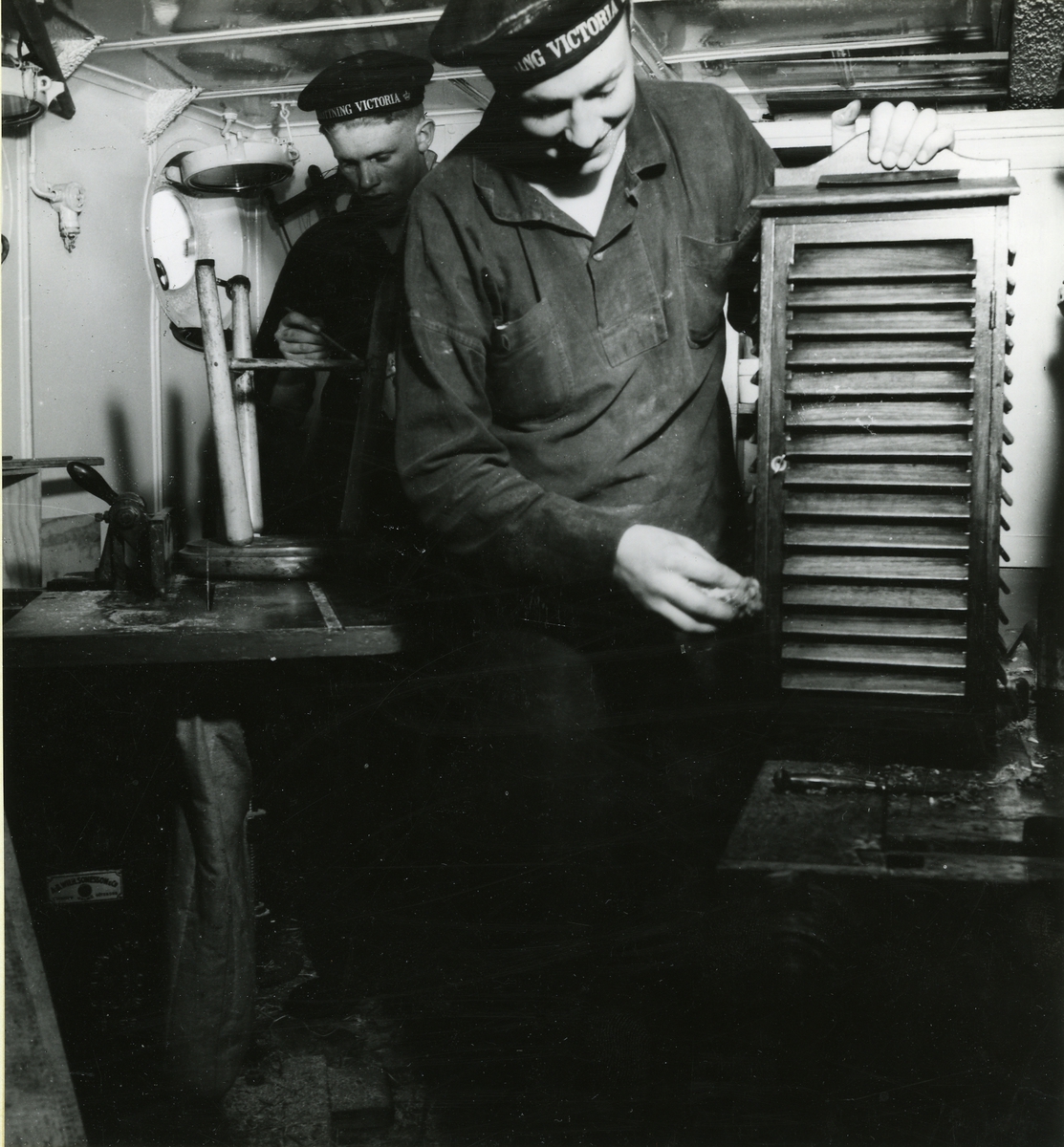 Under eskaderövning år 1938.