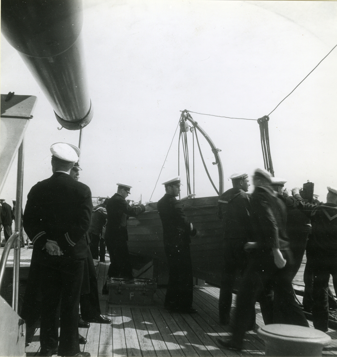 Under eskaderövningar år 1938.