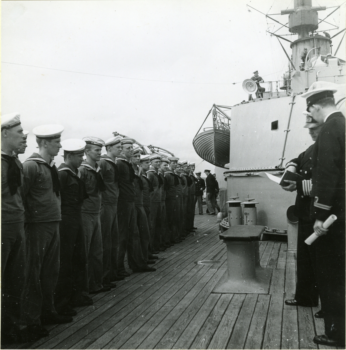 Under eskaderövningar år 1938.
