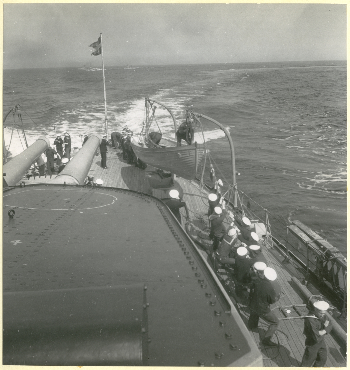 Under eskaderövningar år 1938.