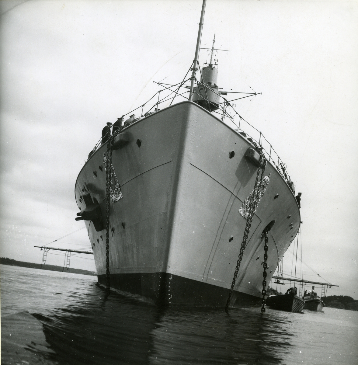 Under eskaderövningar år 1938.