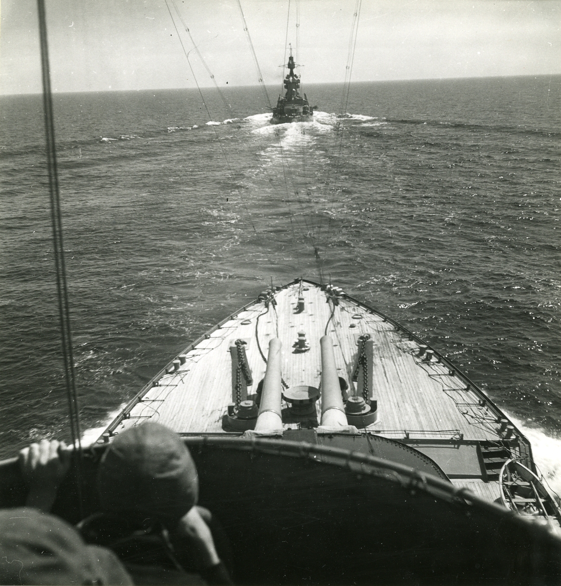 Under eskaderövning år 1938.