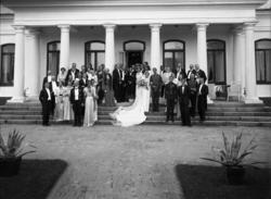 Brudeportrett av Cecilie Aall og Carl Johan (Jan) Jacob Dück