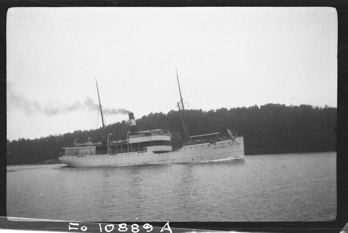 Ångaren CARL von LINNÉ i Tenösund.