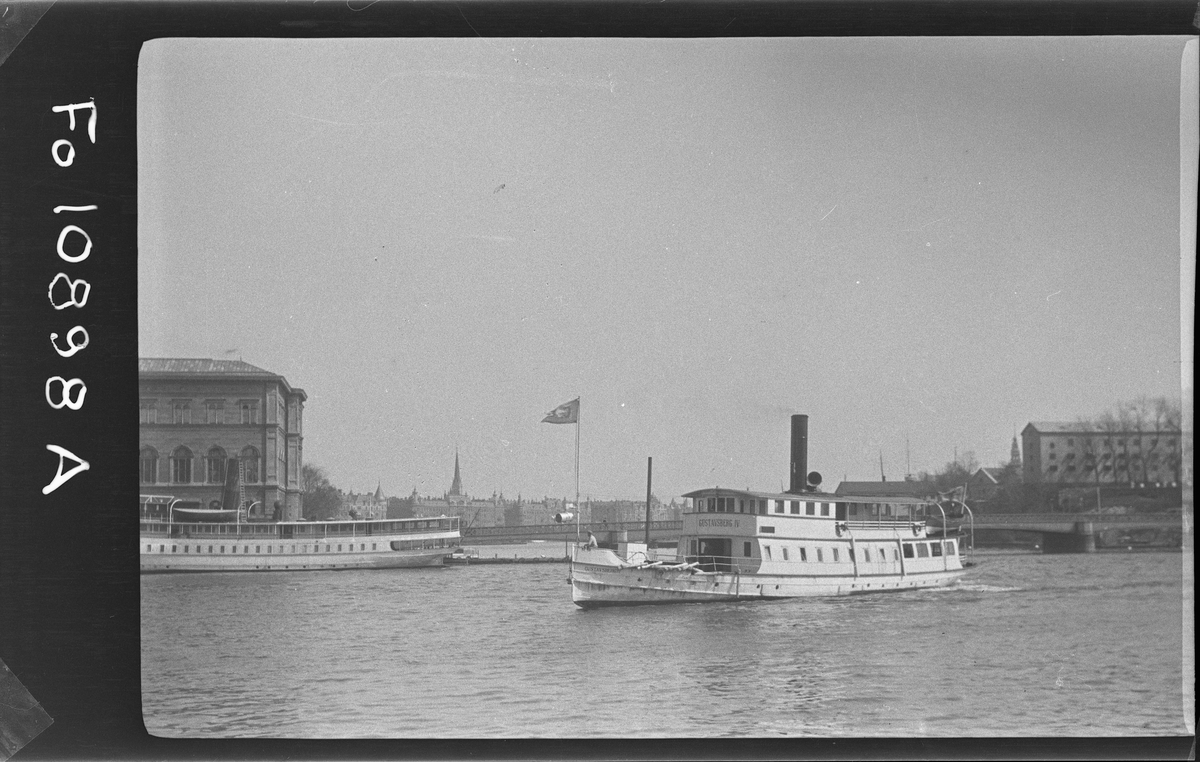 Skärgårdsångaren GUSTAVSBERG IV på Strömmen, Stockholm.
