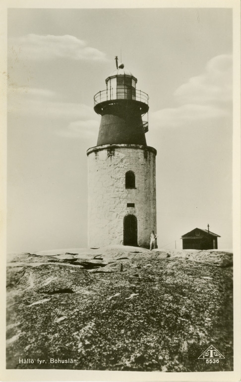 Text på kortet: "Hållö fyr. Bohuslän".