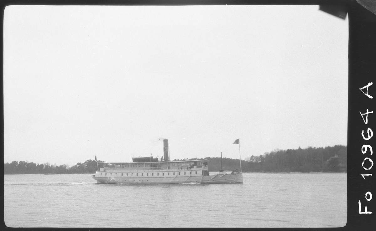 S/S WAXHOLM under gång i Stockholms skärgård.