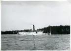 S/S WAXHOLM I på väg genom Tenösund mot Vaxholm.