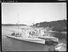 KA 1 Mineringsskola, Korsö, Sommaren 1931
Fotografiet visar vedettbåtarna V12 och V15 vid Korsö