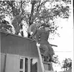 Fallskärmsjägarskolan i Karlsborg. Början av 1950-tal.