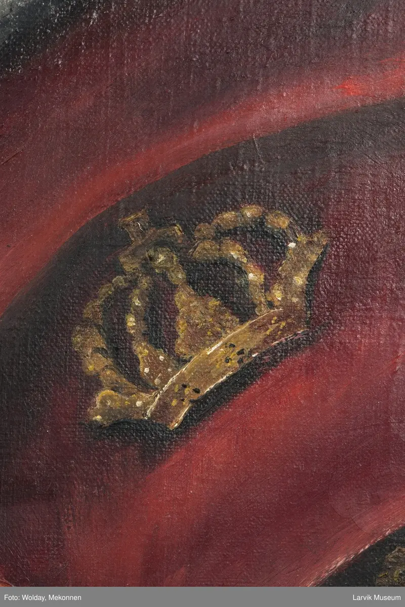 Kong Frederik V i rustning og hermelinskappe