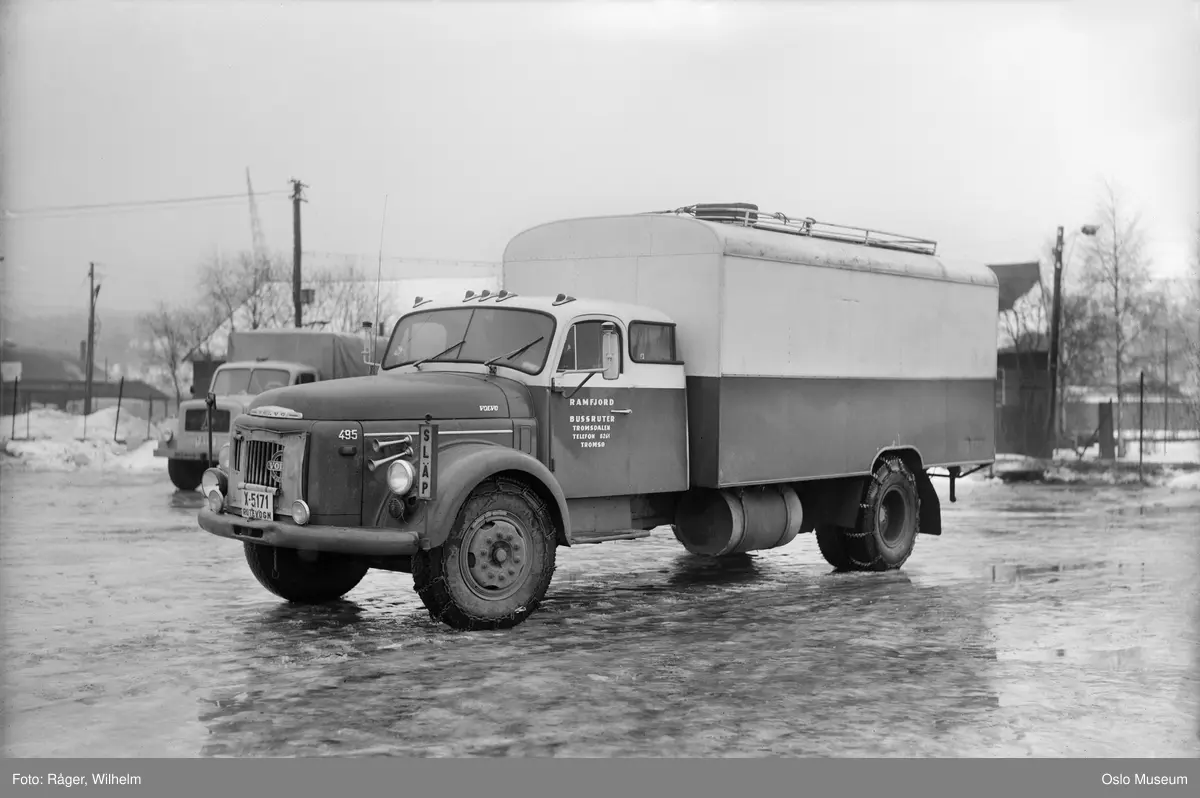 lastebil Volvo L495, Ramfjord bilruter