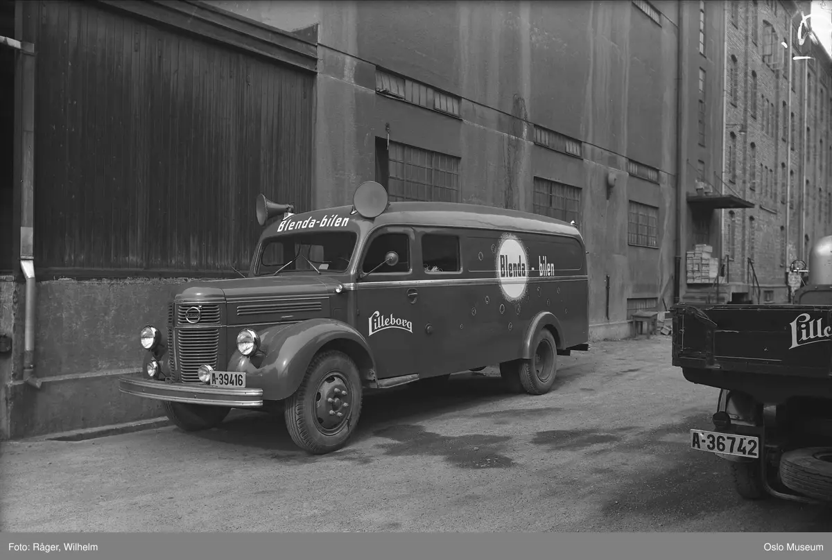 Lilleborg fabrikker, firmabil, Blenda-bilen, Volvo