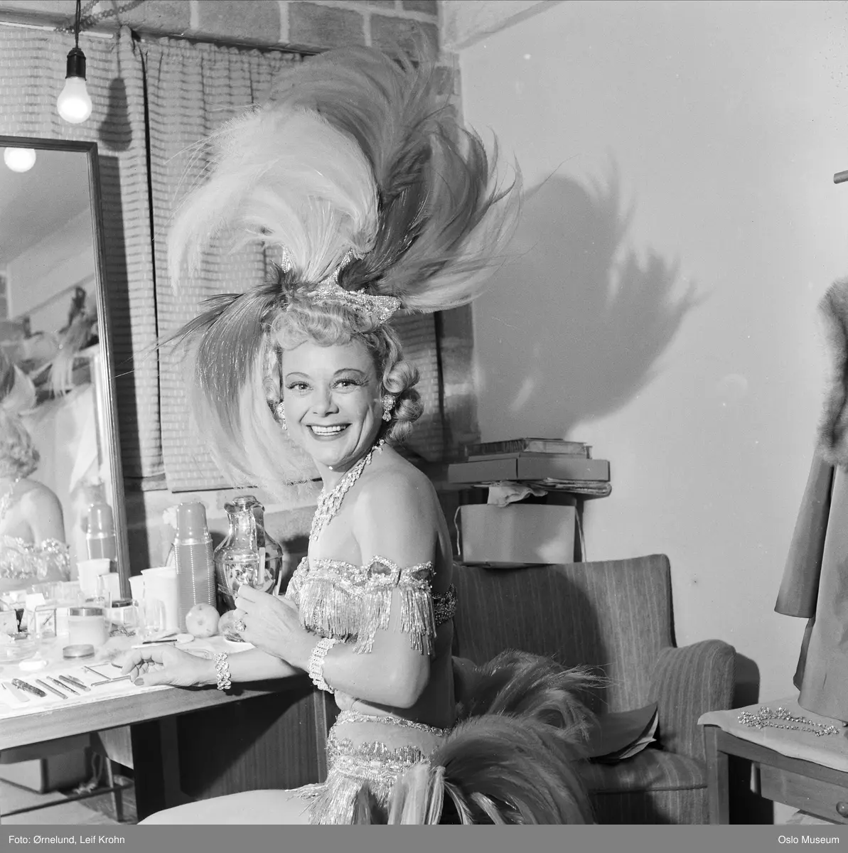 garderobe, interiør, kvinne, kunstløper