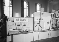 utstilling, malerrekvisitter, stand, Alf Bjercke malingsfabr