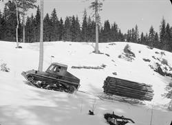 Snow-Trac beltevogn.