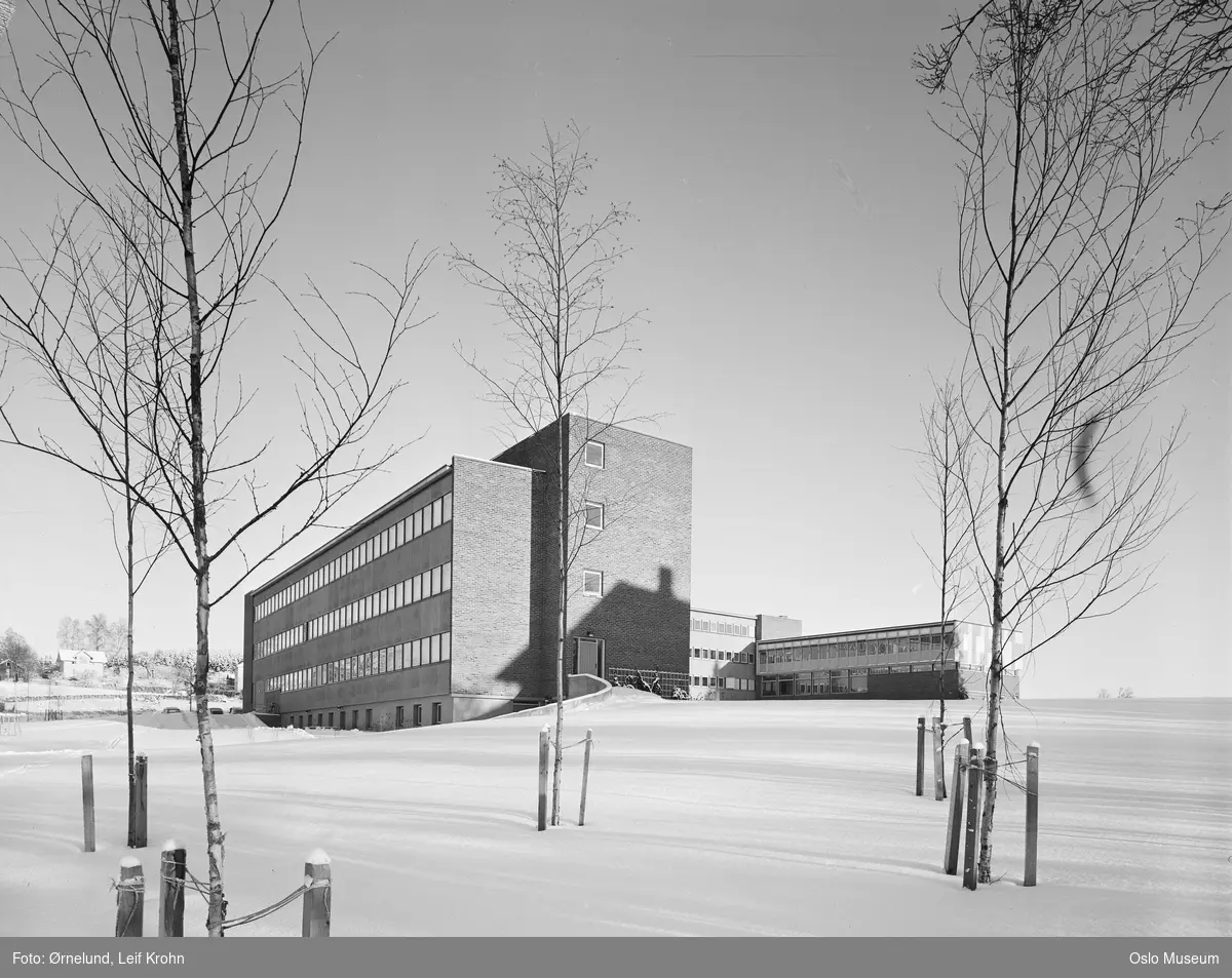 Landbrukshøgskolen på Ås, snø