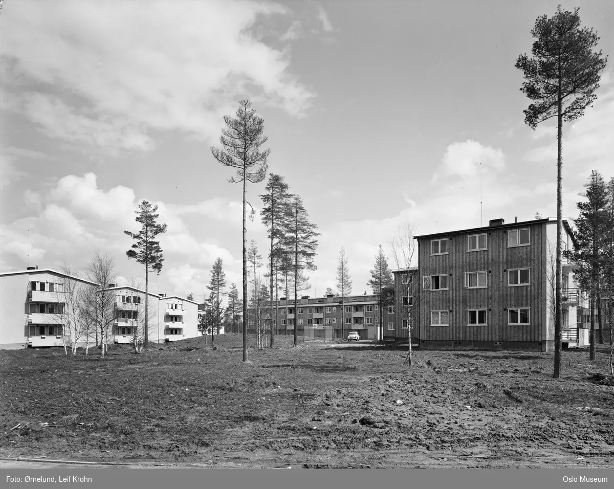 boligblokker, personalboliger ved Akershus fylkessykehus