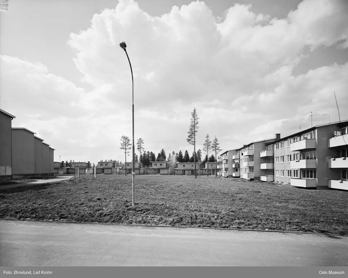 rekkehus, boligblokker, personalboliger ved Akershus fylkessykehus