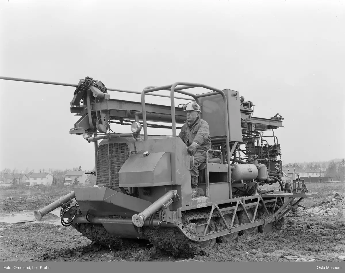 borerigg, mann, villabebyggelse