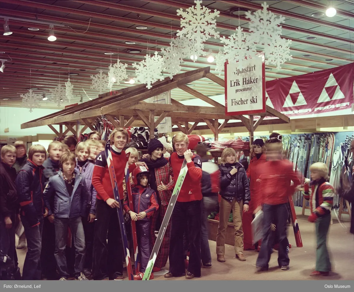 Glasmagasinets sportsavdeling.