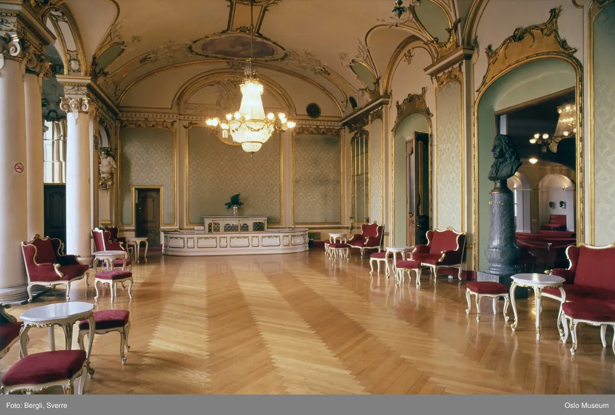 Nationaltheatret, interiør, publikumsfoajé, restaurant