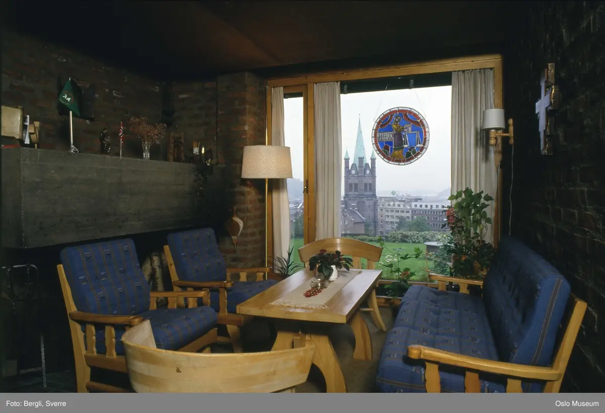 St. Hallvard kirke og kloster, interiør, stue