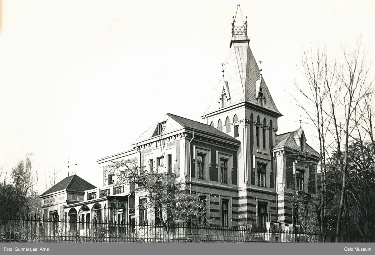 villa, hage, gjerde