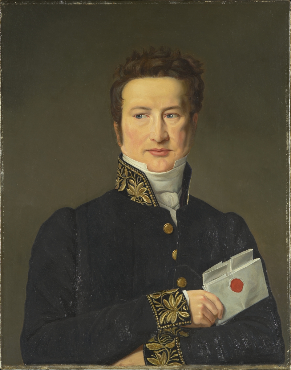 Portrett av Johan Gunder Adler [oljemaleri]