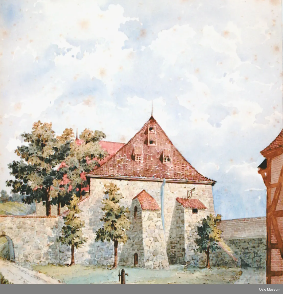 Akershus festning, Skarpenords kruttårn.