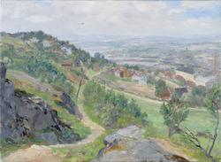 Utsikt fra Ekeberg [maleri]