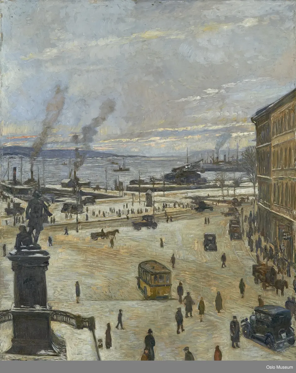 Tordenskiolds plass [oljemaleri]
